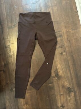 lululemon athletica High-Rise Brown Leggings